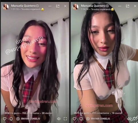 Manuela Quintero – Live Hot Sexy Colegiala